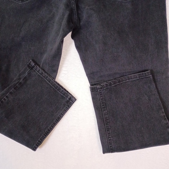 Levis 541 Athletic Fit Black Dark Wash Jeans Men's W36 L30 Fits 38x28 - Picture 12 of 13
